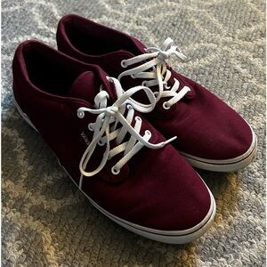 Vans Maroon shoes women size 7.5